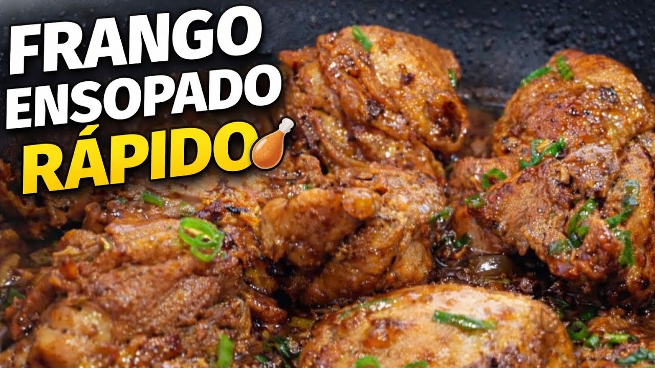 O Segredo do Frango Ensopado bem Douradinho| Sucesso aqui em Casa 🏠