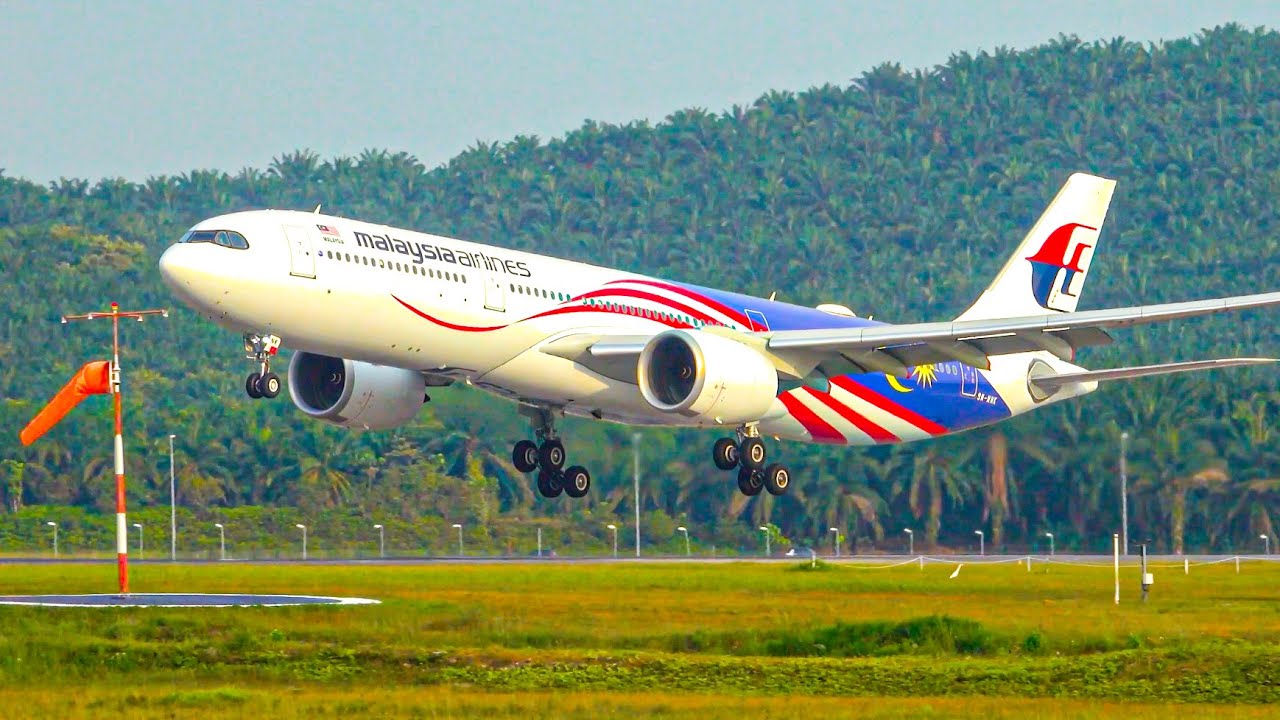 ✈️🇲🇾2Hour PLANE SPOTTING MALAYSIA AIRLINES,BRITISH AIRWAYS,SINGAPORE AIRLINES,EMIRATES,ETIHAD,Etc 