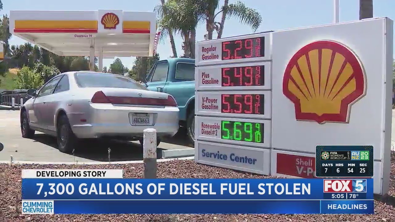 7,300 Gallons Of Diesel Fuel Stolen