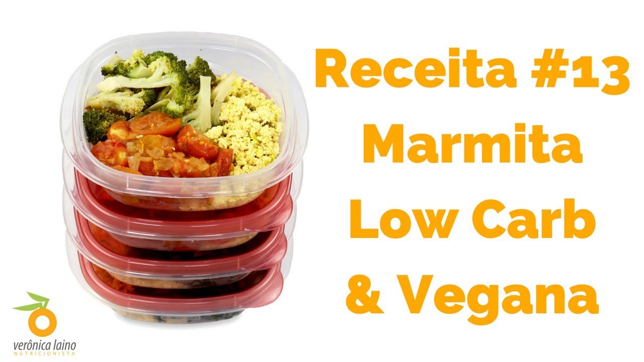 MARMITA LOW CARB & VEGANA | Receita #13 | Tofu mexido com vegetais | Para a SEMANA