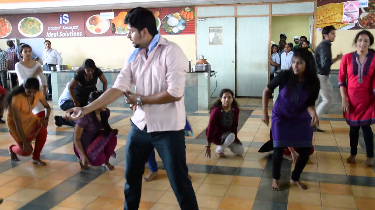 Flash mob at TCS Abhilash bangalore