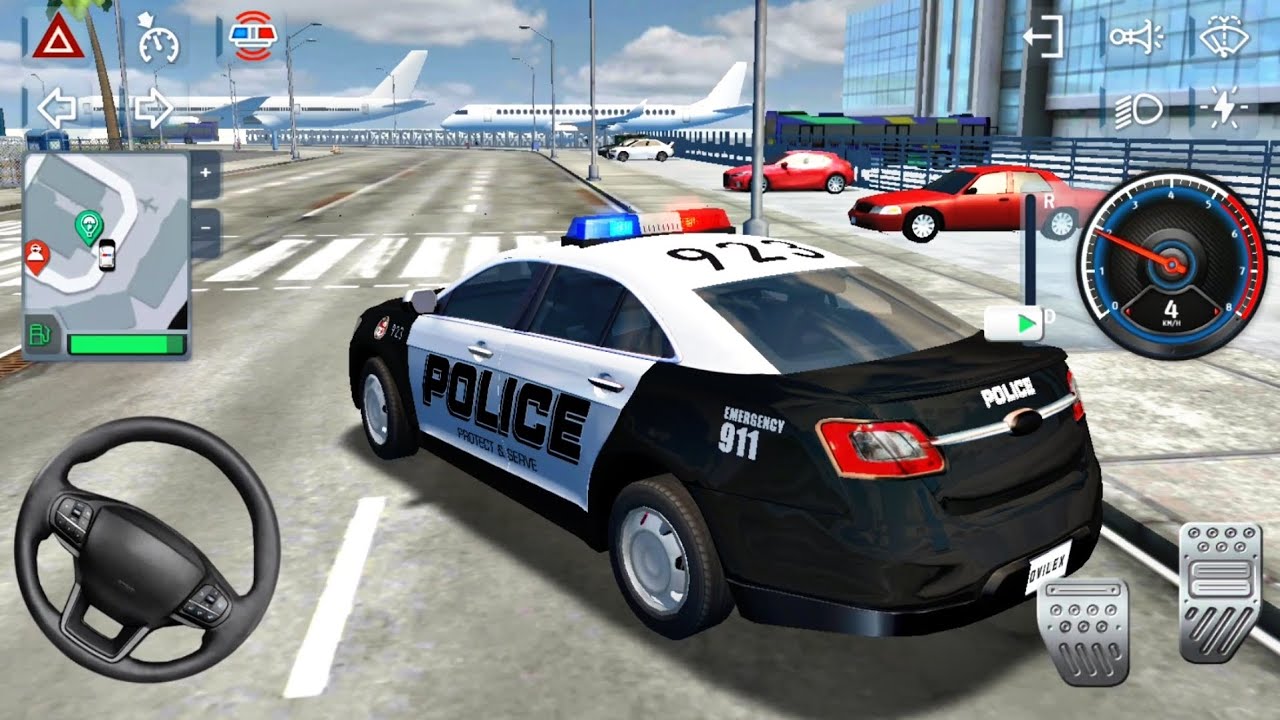 US Police Ford Car Insane Petroling Drive In City 3D | Police Simulator 2025 | Android Gameplay
