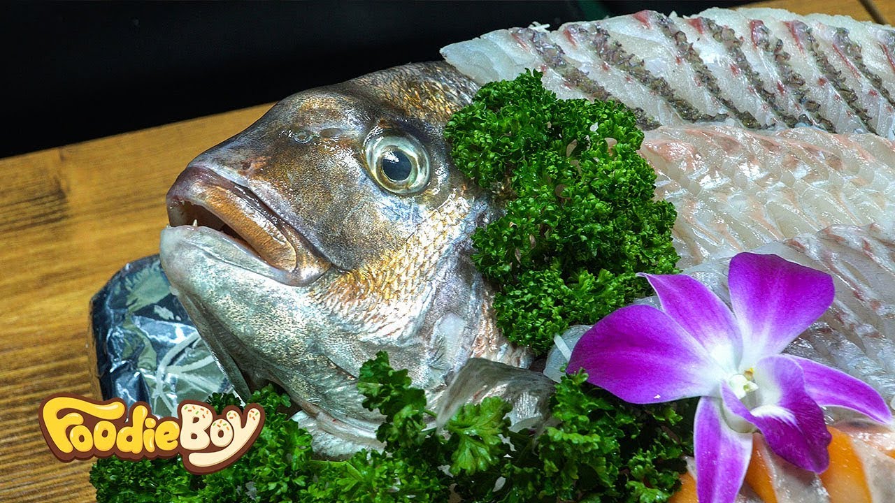 Ассорти сашими - Уличная еда в Корее