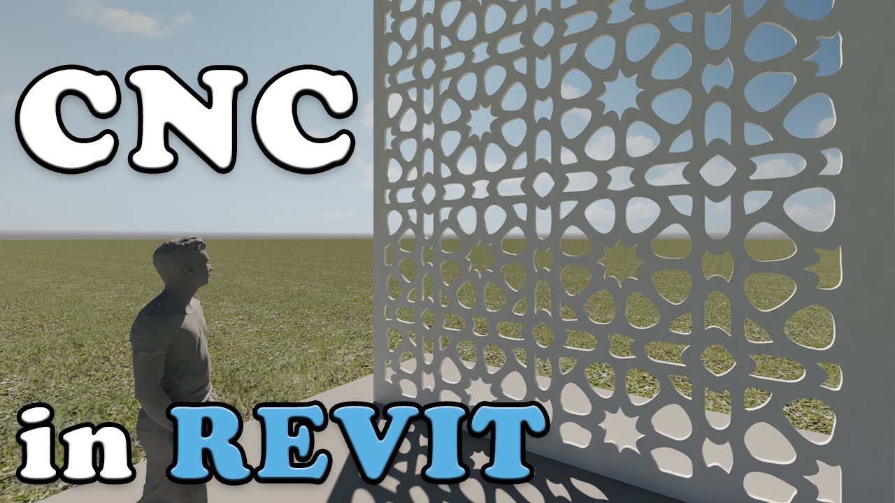 أسهل طريقة لعمل مشربية على ريفيت | CNC in Revit