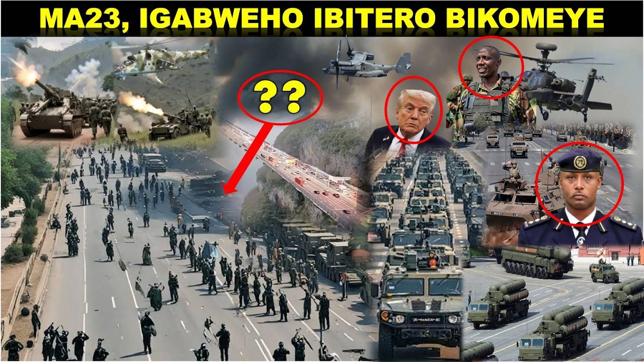 🔴LIVE:INKURU Y'INCAMUGONGO MU GIPOLISI CY'U RWANDA. #MA23 ISOHOYE ITANGAZO RITUMYE AMERIKA YIKANGAMO