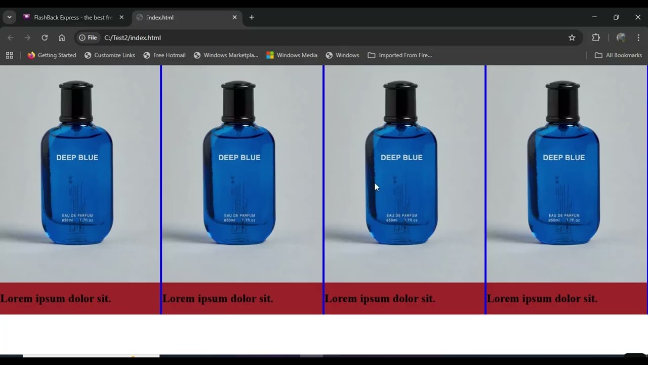 مشكلة Display  Inline-Block