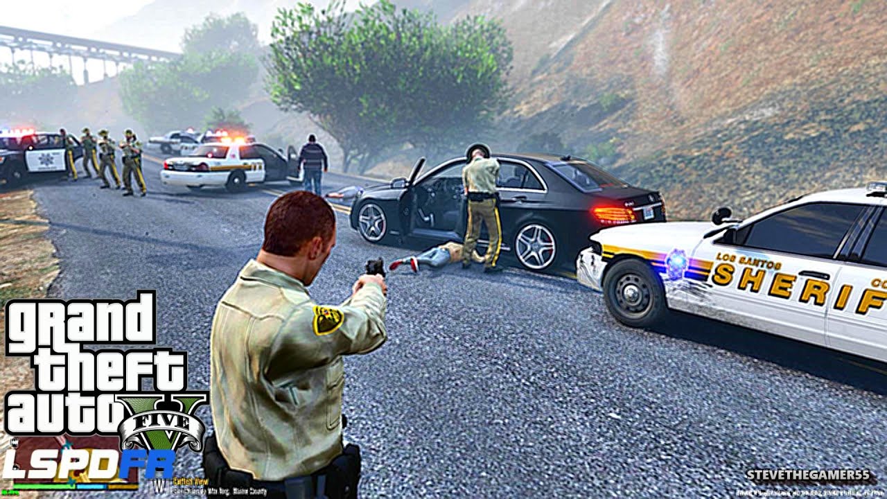 GRAND THEFT AUTO 5 LSPDFR EP # 55 - SHERIFF PATROL (GTA 5 PC POLICE MODS)