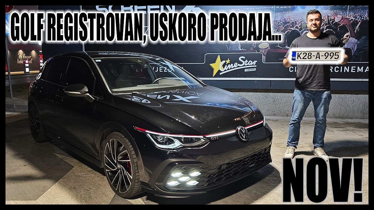 GOLF GTI JE SADA KAO NOV, REGISTROVAN I USKORO SPREMAN ZA PRODAJU!