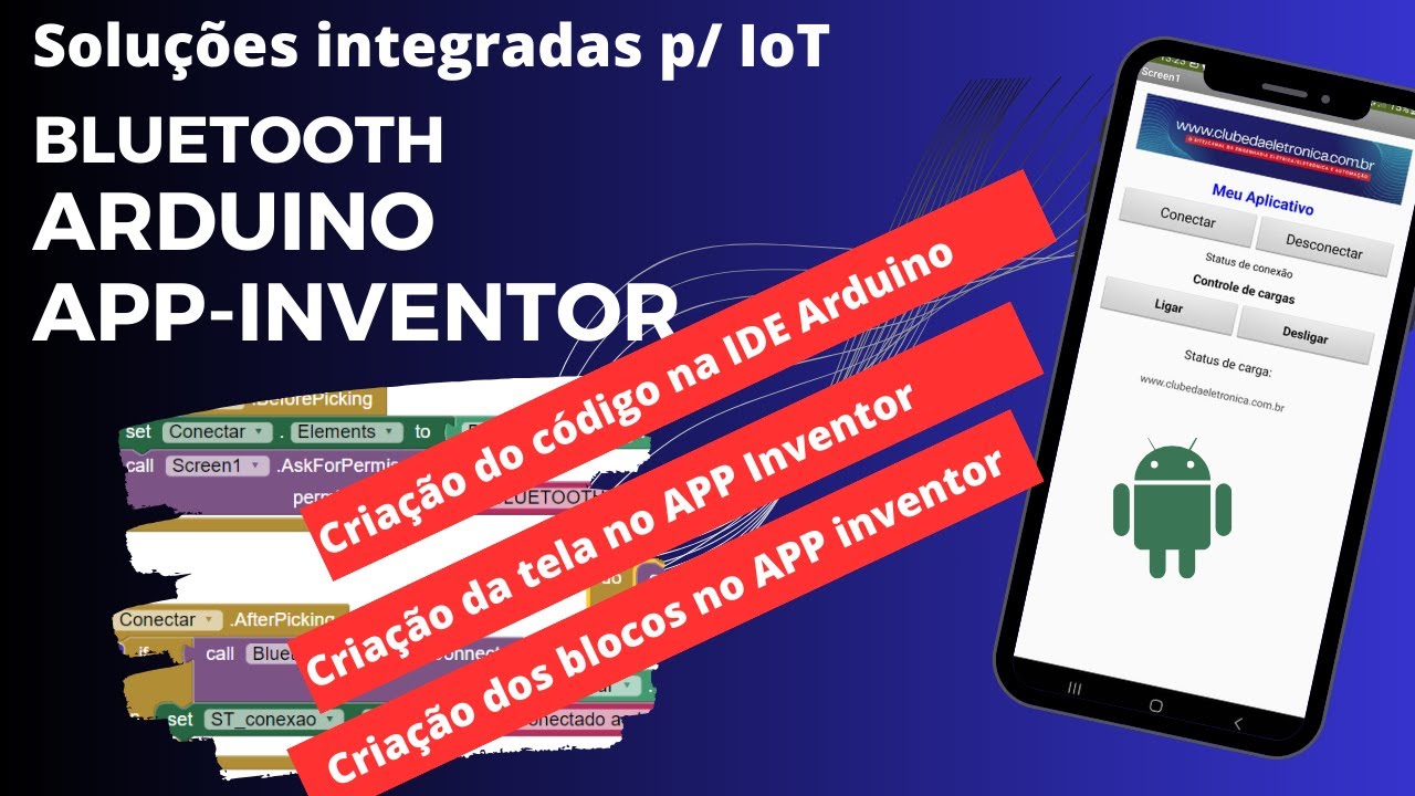 Desenvolvimento Completo com ESP32, Arduino e App Inventor: Da Programação à Criação de Apps