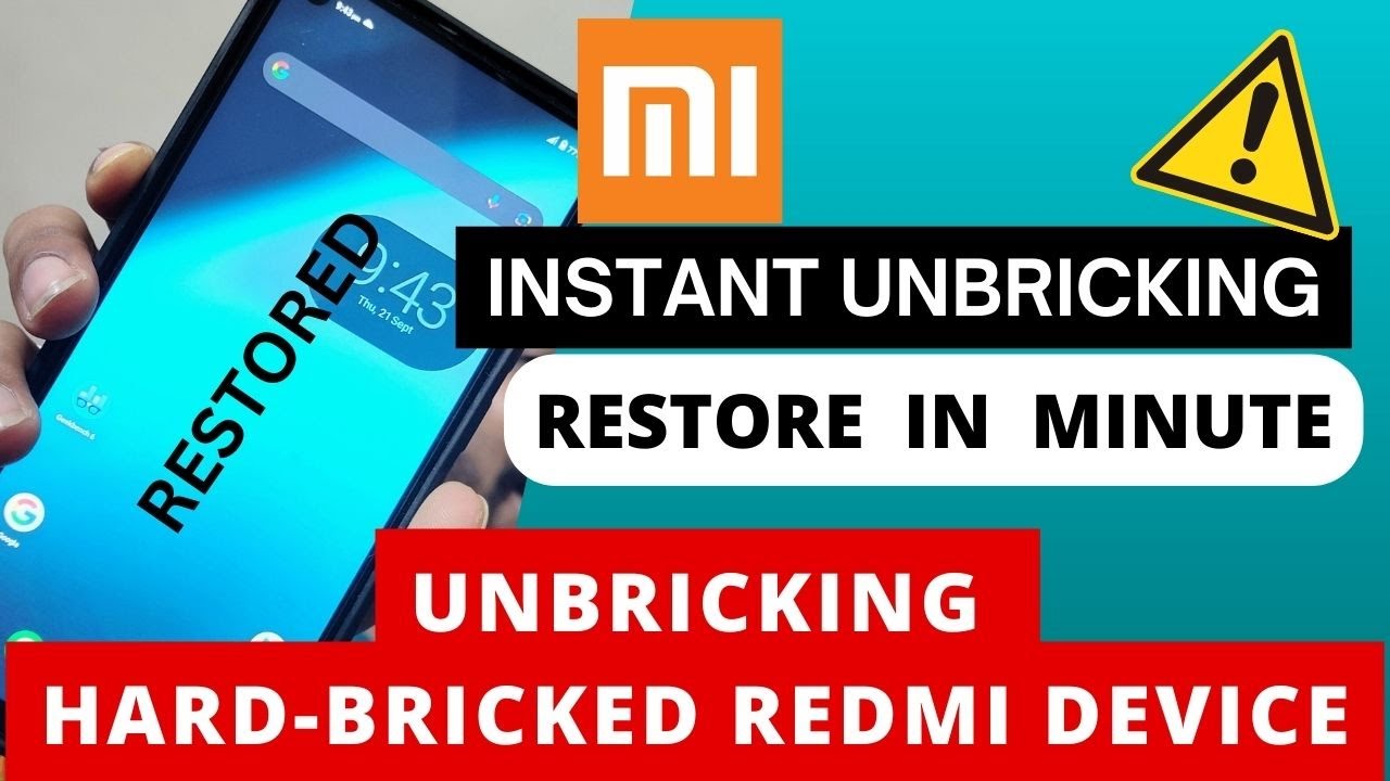 Ultimate Guide: Unbricking Hard-Bricked Redmi Devices | Restore Your Device in Minutes! [MEDIATEK]