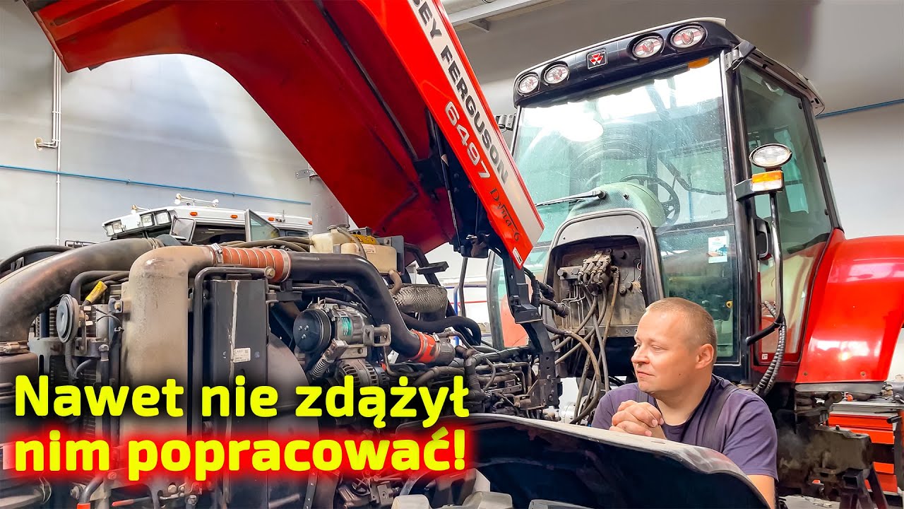 Od Niemca prosto na warsztat 👉  Niemiec płakał, gdy sprzedawał👉 Massey Ferguson 6497 [Korbanek]