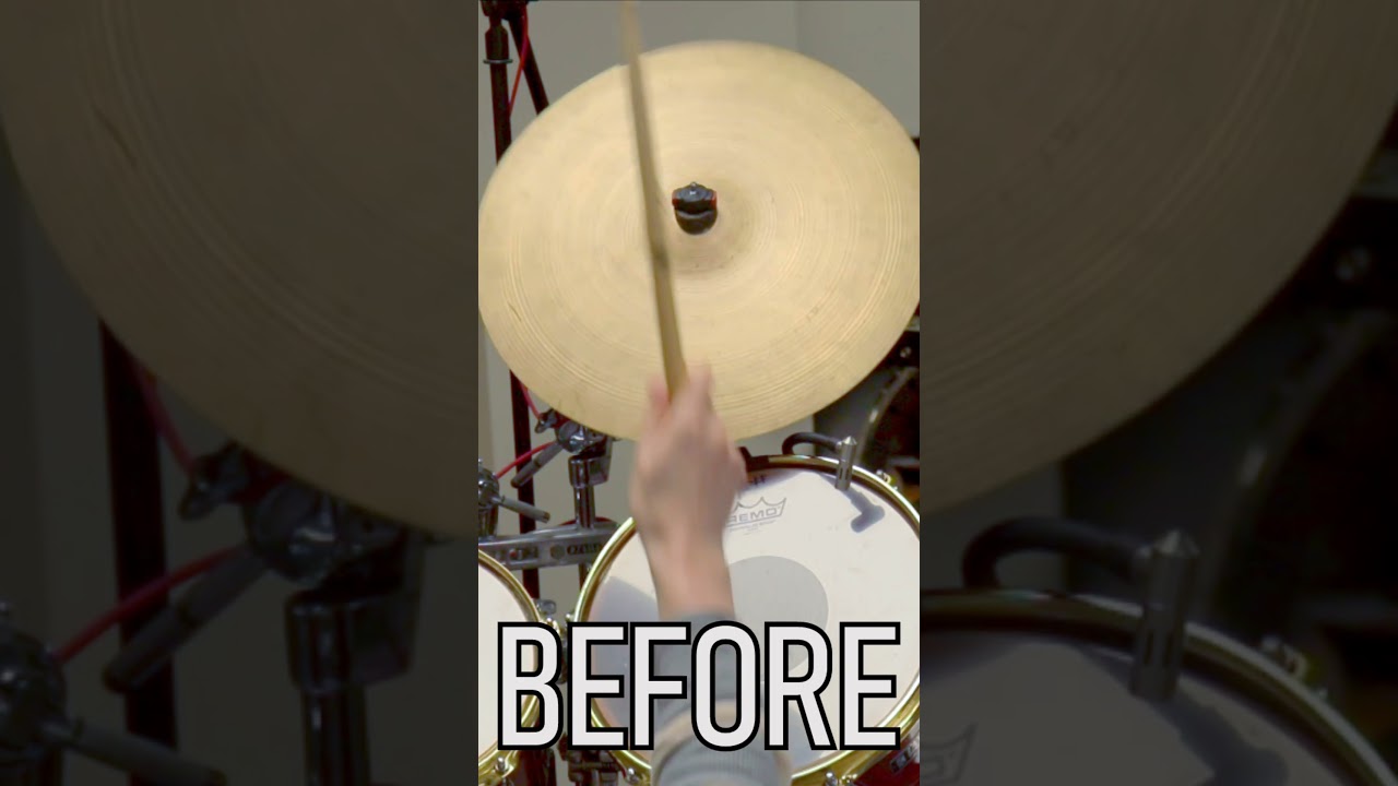 How Does Polishing a Cymbal Change the Sound? #drums #music #cymbals  #shiny  #percussion #audio