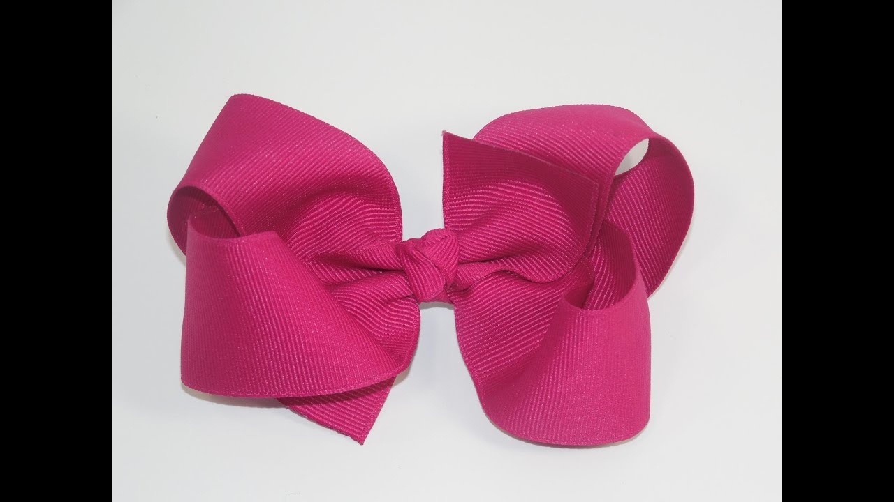 How To Make A  Big Girl Boutique Hair Bow