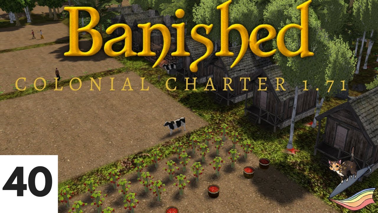 Penkitten Roleplays Banished: Colonial Charter 1.71 Journey [S.2] (Ep. 40) The Cows are Loose