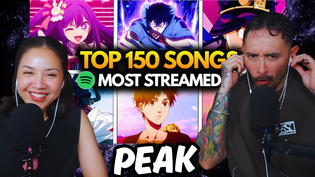 TOP 150 MOST STREAMED ANIME SONGS OF ALL TIME 🔥 (REACTION)