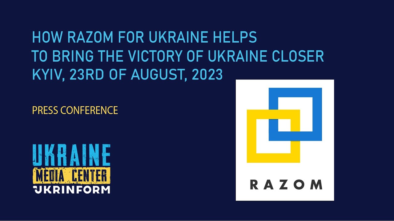 Press conference: How Razom for Ukraine helps to bring the victory of Ukraine closer