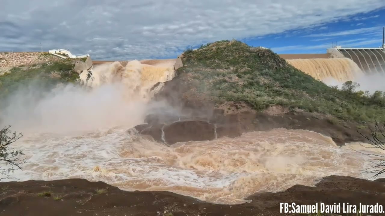Presa Francisco I Madero. '' Las Vírgenes'' Rosales Chihuahua. 30 de Agosto 2022