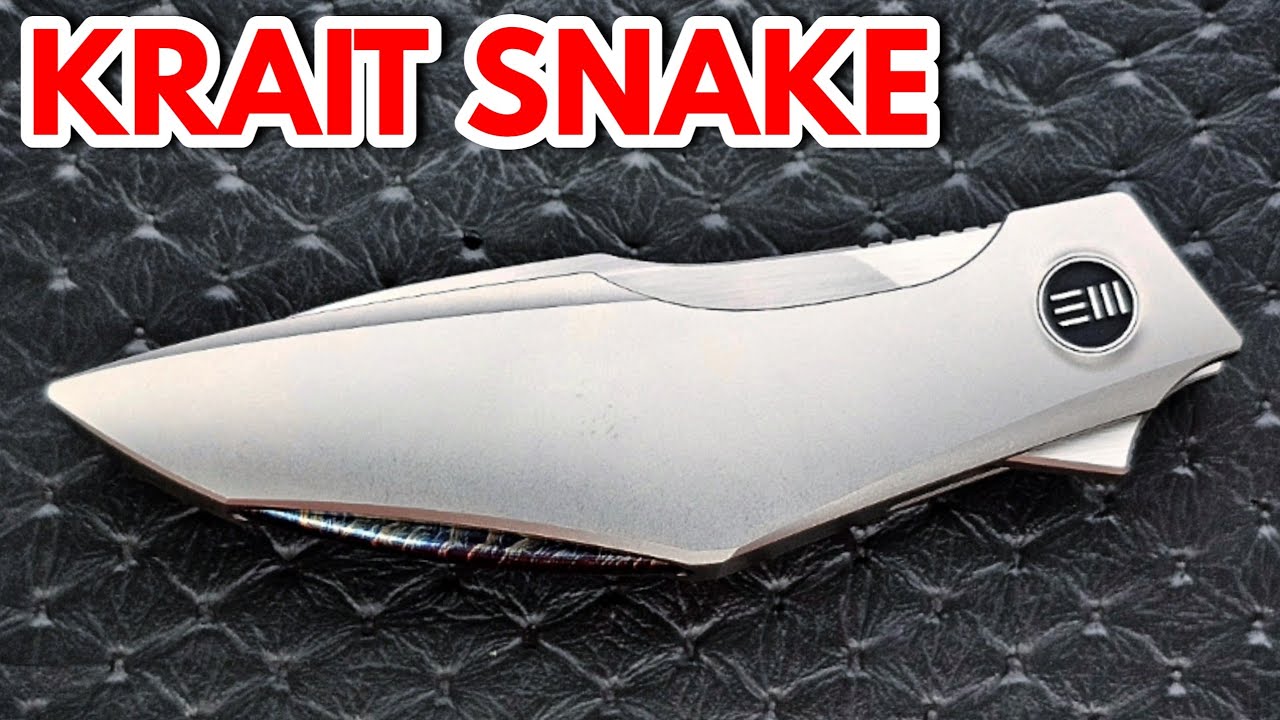 WE Knives Krait Snake Folding Knife - Overview and Review