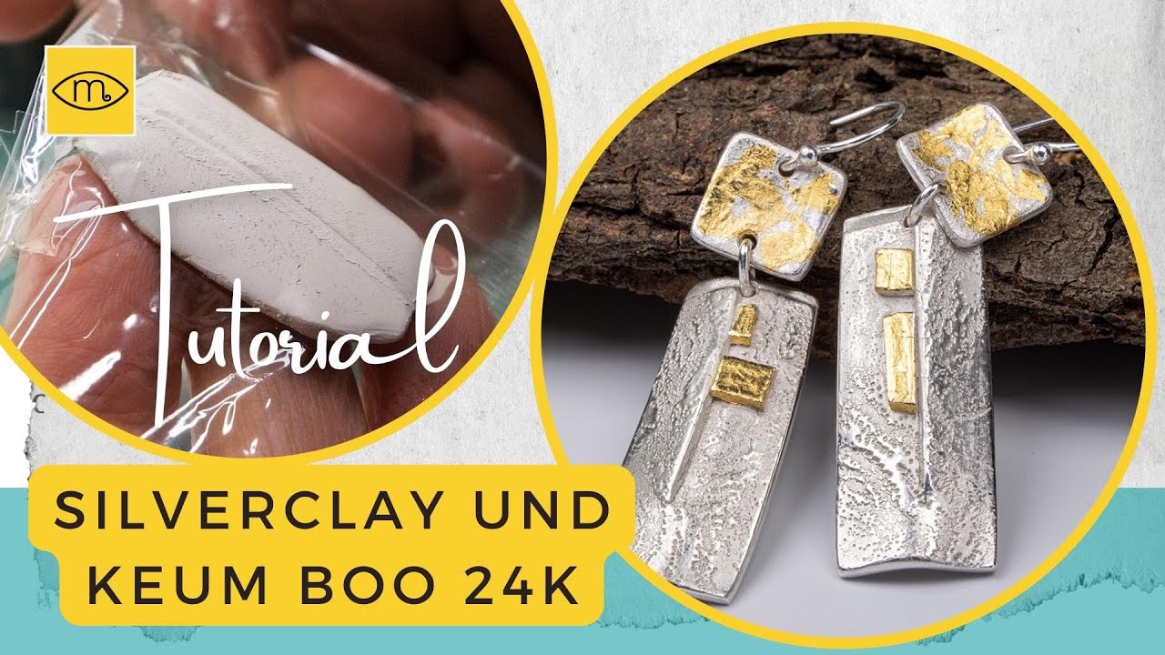HOW TO METAL CLAY SILVER: 24K Keum Boo Vergoldungstechnik