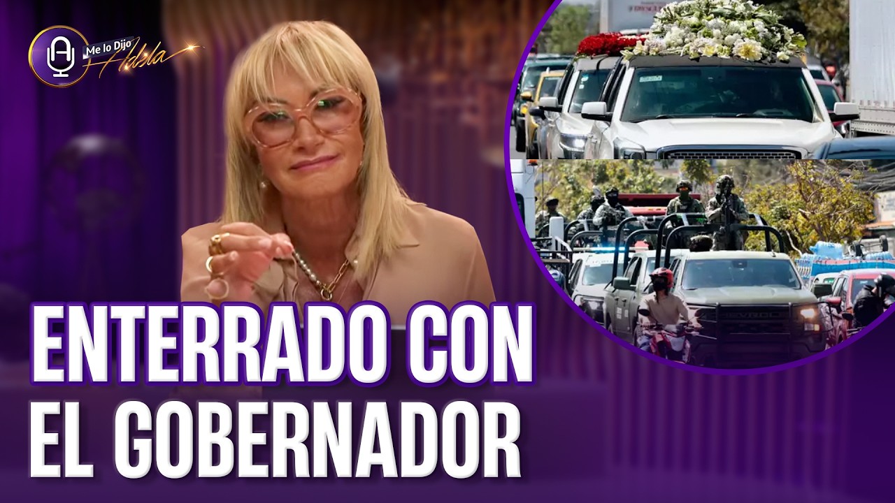 FUNERAL ELITISTA: Mencho, encapuchados y ESCOLTA MILITAR
