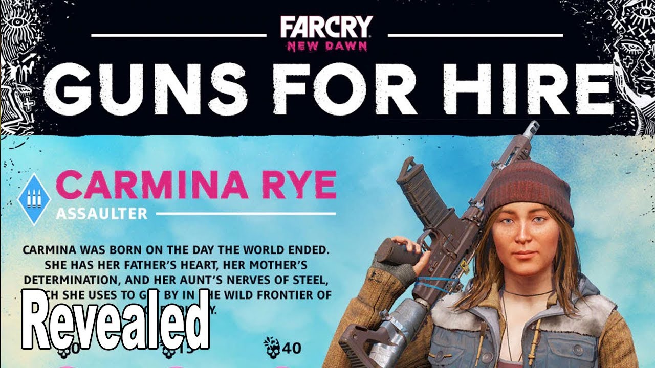 Far Cry New Dawn - Guns for Hire Revealed [HD 1080P]