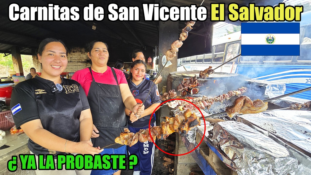 ¿YA PROBARON LA CARNE DE CHUCHO EN EL SALVADOR? 😍😋 SAN VICENTE!❤