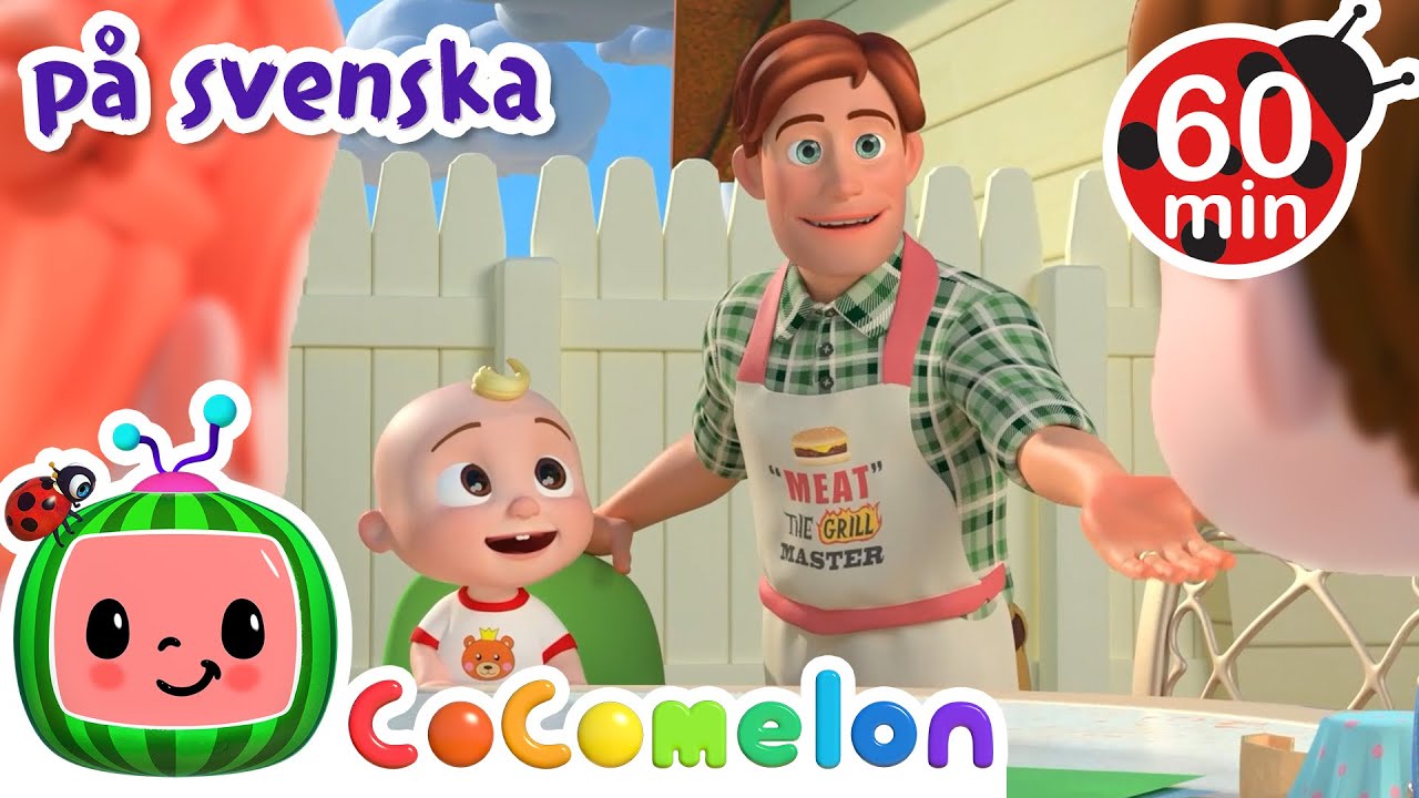 Min pappa-sången | En Sång för Pappa med CoComelon | Sånger för Barn | CoComelon Svenska 🦸‍♂️👬