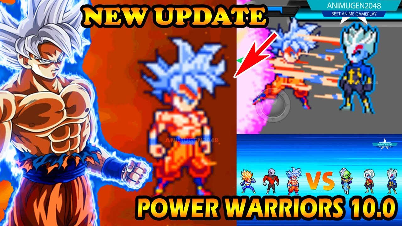 💛 UNLOCK GOKU MASTER ULTRA INSTINCT 💛 POWER WARRIORS 10.0 NEW UPDATE MUGEN GOKU APK #10 #FHD