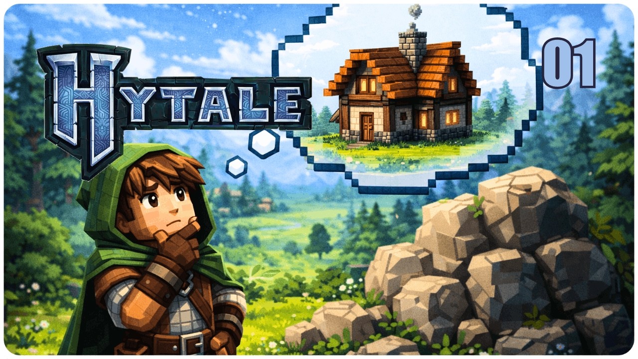 Hytale Ep1: I have NEVER played Minecraft - can I SURVIVE in Hytale?!
