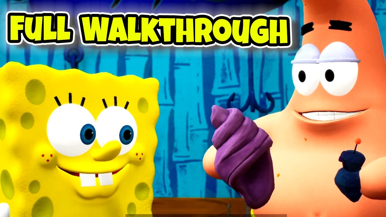 Bob Esponja Battle for Bikini Bottom Rehydrated (GAME WALKTHROUGH)