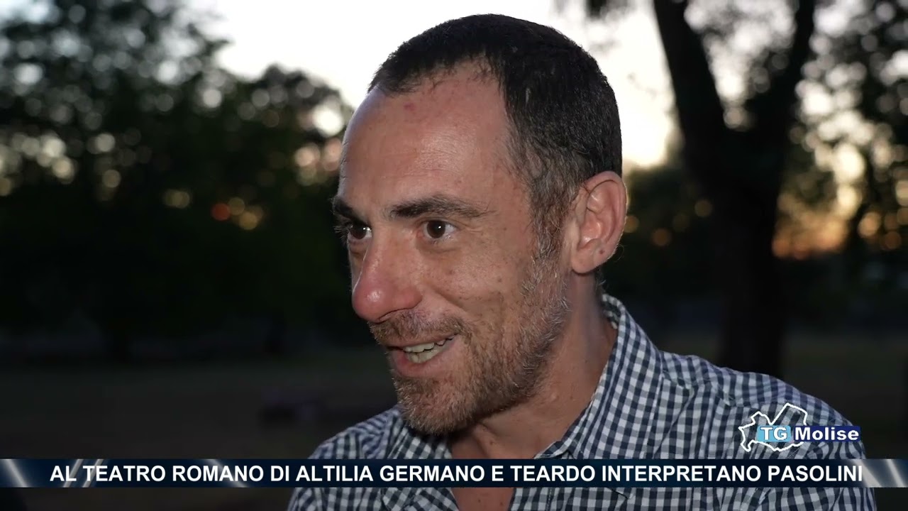 Al teatro romano di Altilia Germano e Teardo interpretano Pasolini