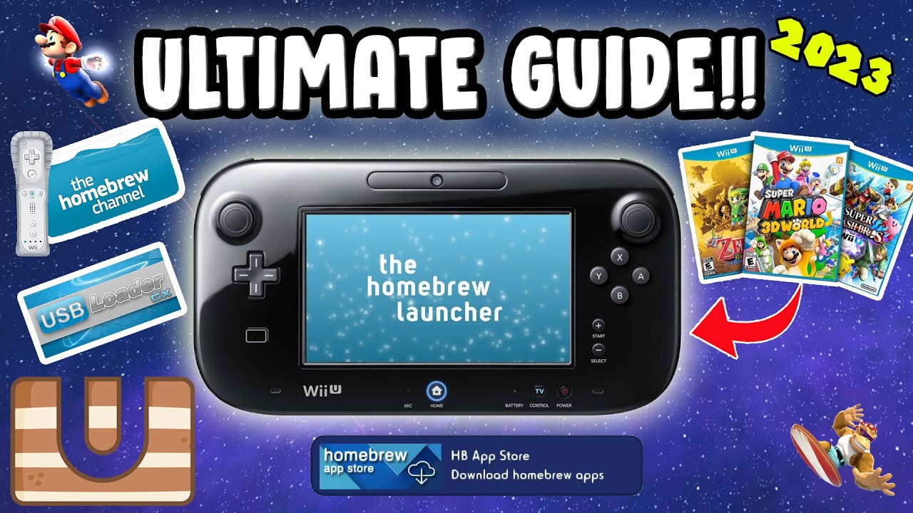 FULL Guide to Homebrew the Wii U & vWii in 2023!! (Tiramisu Environment)