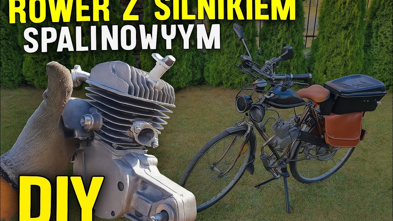 Zbudowałem spalinowy rower – i to działa! 😱🔥