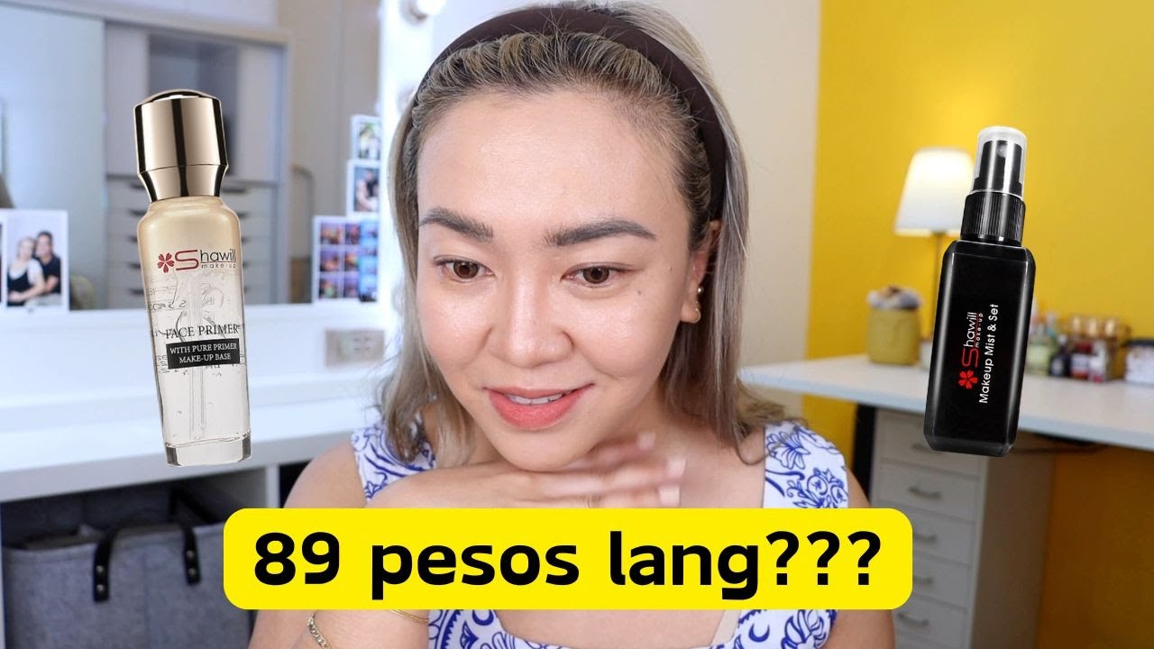 P89 PESOS NA PRIMER?! SHAWILL FACE PRIMER AND MIST REVIEW