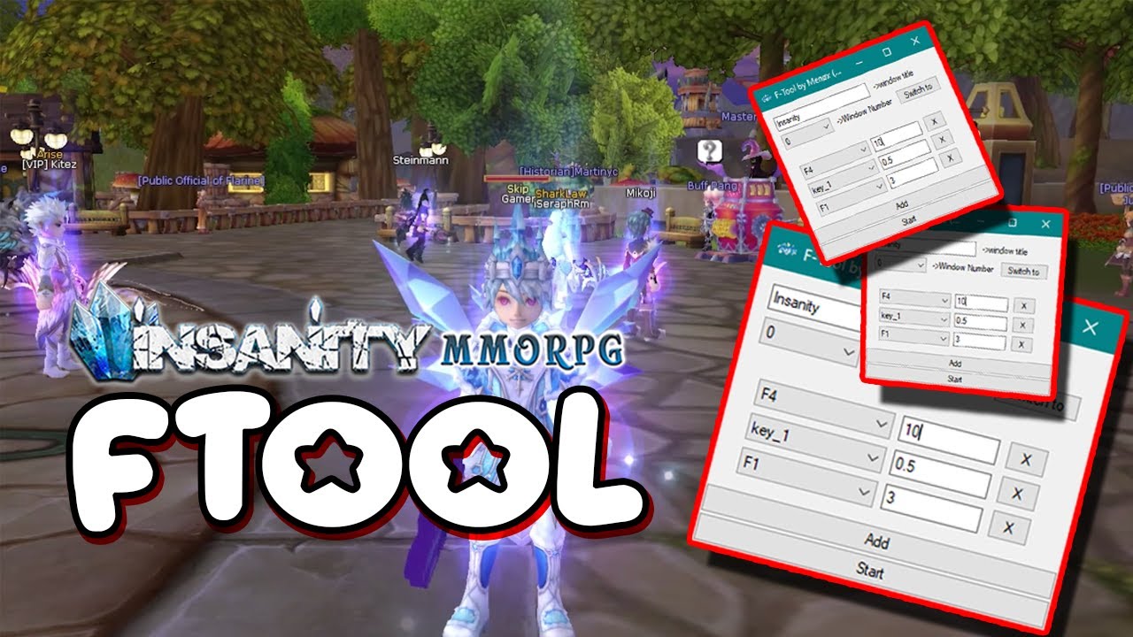 How To Use FTOOL - Insanity MMORPG (Flyff)