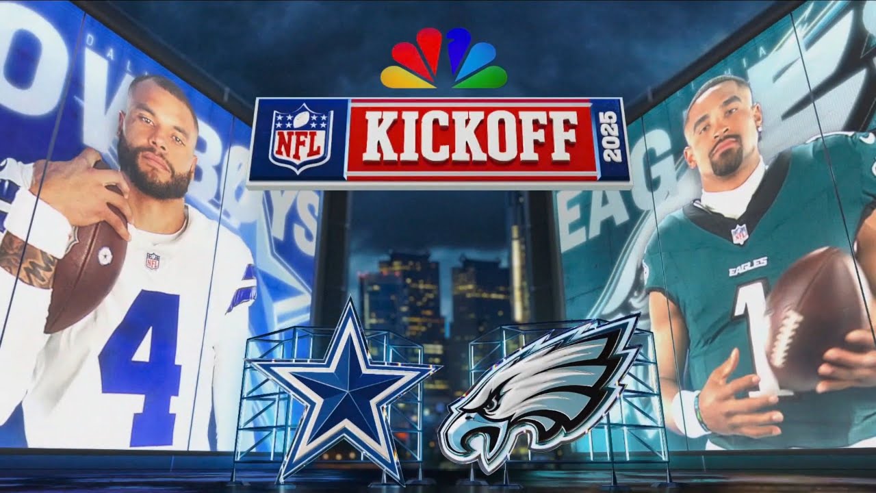 NFL Kickoff on NBC intro | DAL@PHI | 9/4/2025