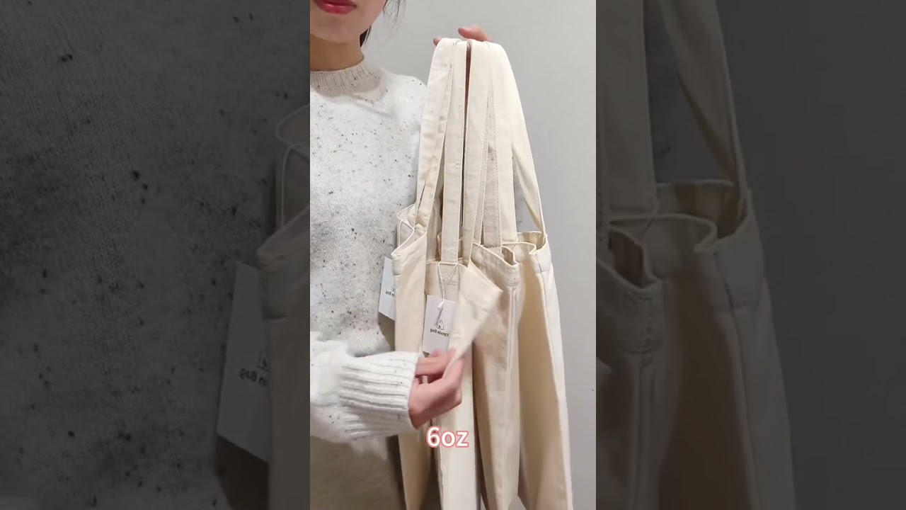 Canvas vs  Cotton Thickness Comparison #canvasbags #bag