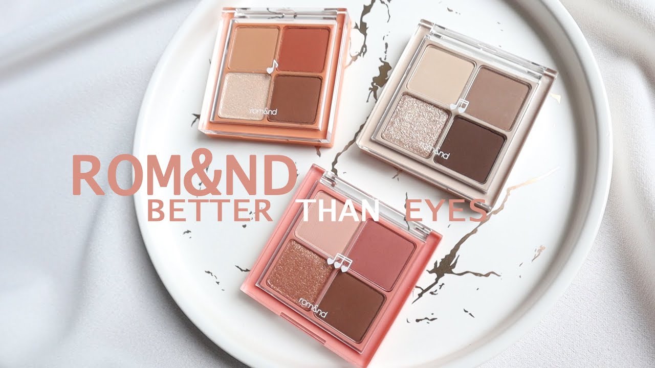 ROMAND Better than eyes eyeshadow Review롬앤베러댄아이즈 신제품 리뷰!