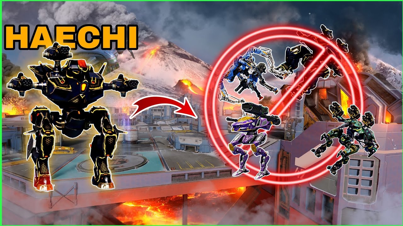 WAR ROBOTS - DESTROYING ALL META BOT WITH 1 UE HAECHI #wr #warrobots