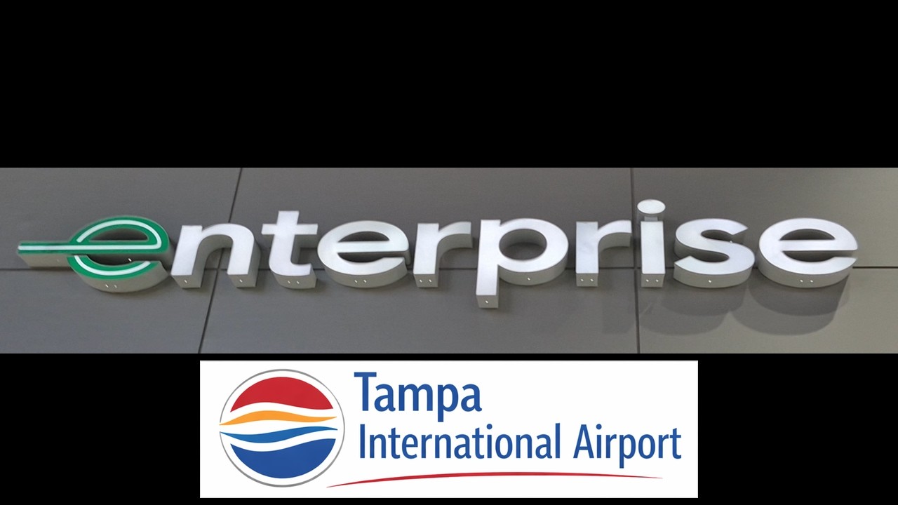 TPA Airport (Tampa) – Enterprise Rental Car Walk from Baggage Claim (SkyConnect to RCC)