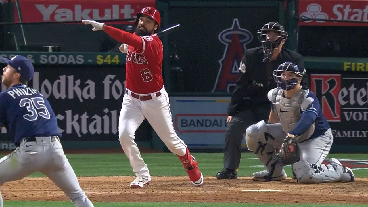 Angels' Anthony Rendon hits left-handed homer off Brett Phillips!! 🤣🤣🤣