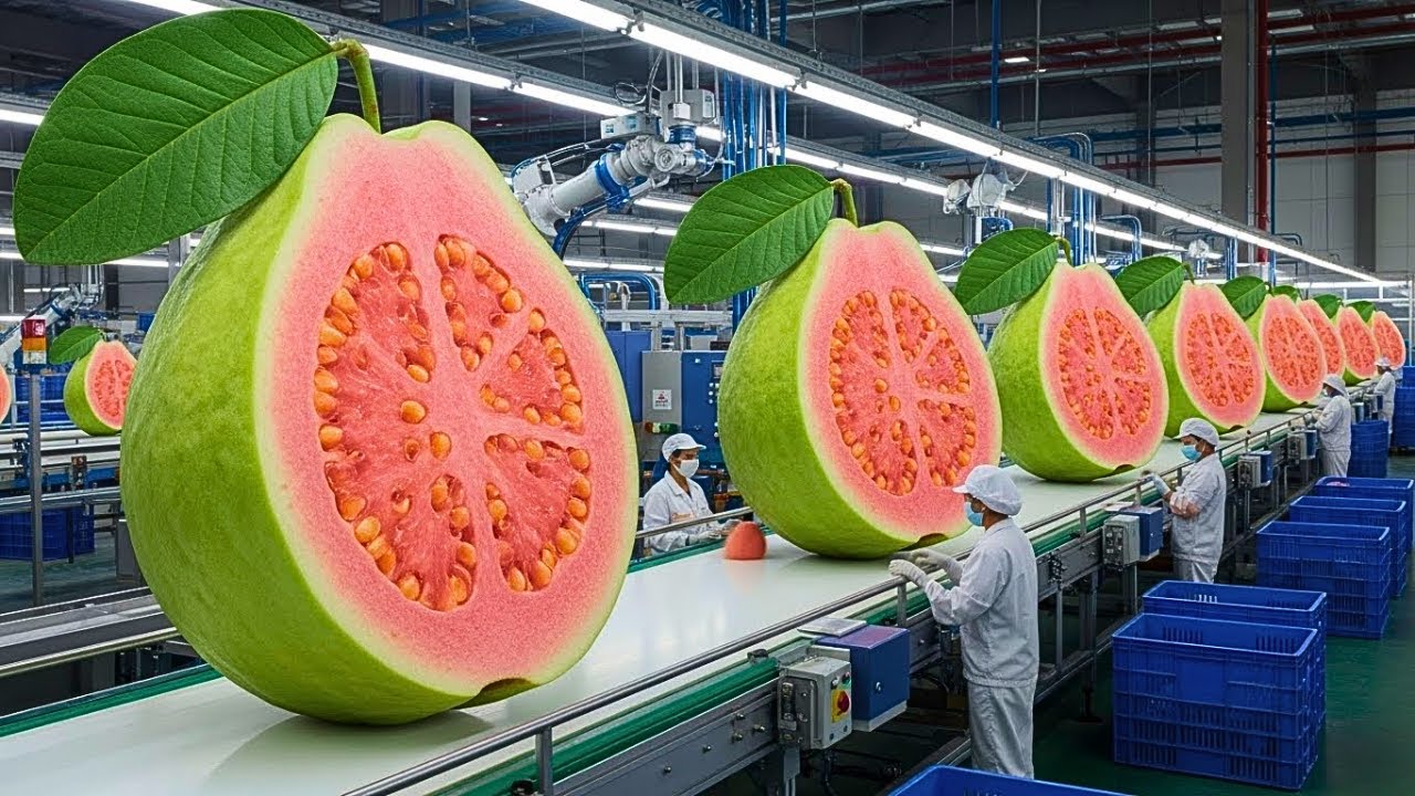 Inside a Modern Guava Processing Factory: From Fresh Guavas to Premium Guava Candy (Full Process)