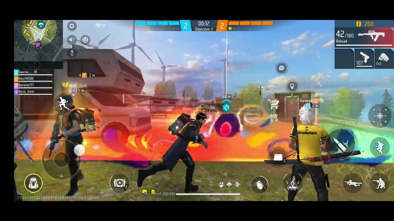 Free fire🔥 gaming clash squad game Royale booyah💥 🔫 