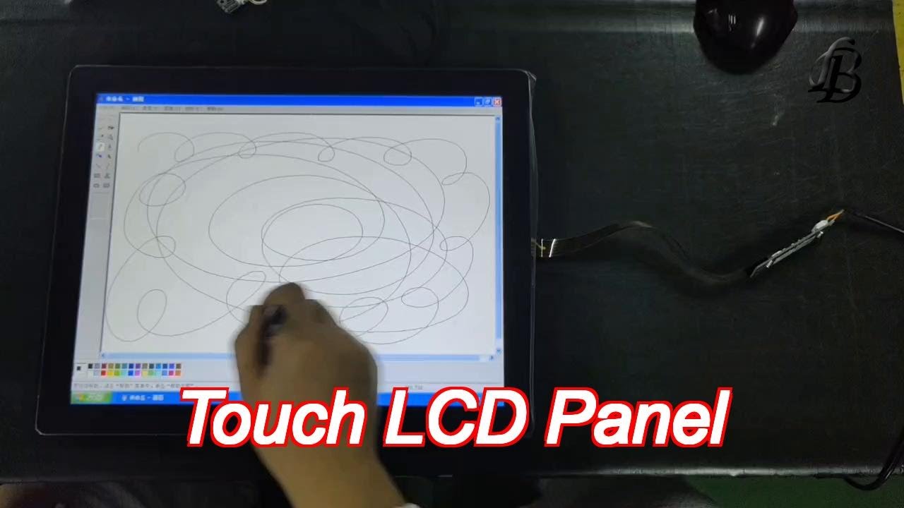1024 x 768 tft lcd panel 15 inch with 5 wire resistive touch panel for flush mount