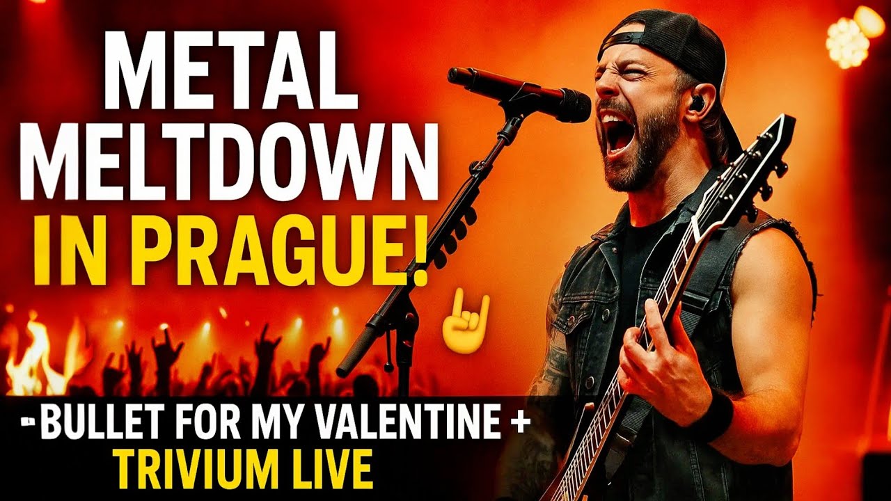 🔥 Metal Mayhem LIVE! Bullet For My Valentine + Trivium Rock Prague (Full Concert Experience!) 🤘