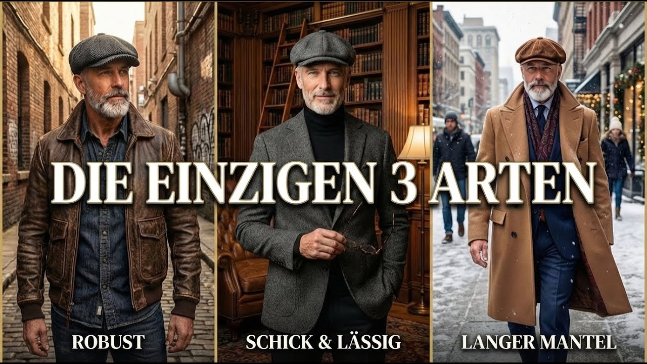 Der gefährlichste Hut für Männer ab 50 und die einzigen 3 Arten, ihn zu tragen
