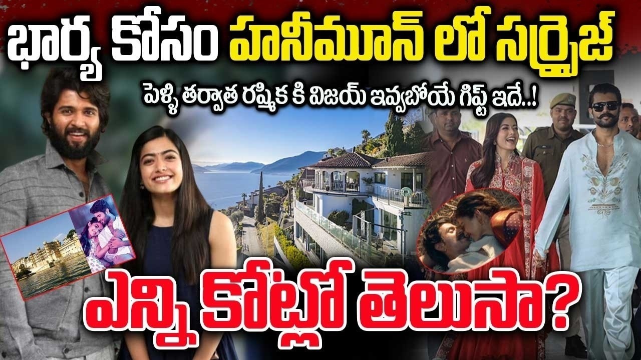 Vijay Rashmika Honeymoon Plans | పెళ్ళి తర్వాత రష్మిక కి విజయ్ ఇవ్వబోయే గిఫ్ట్ ఇదే | #vijayrashmika