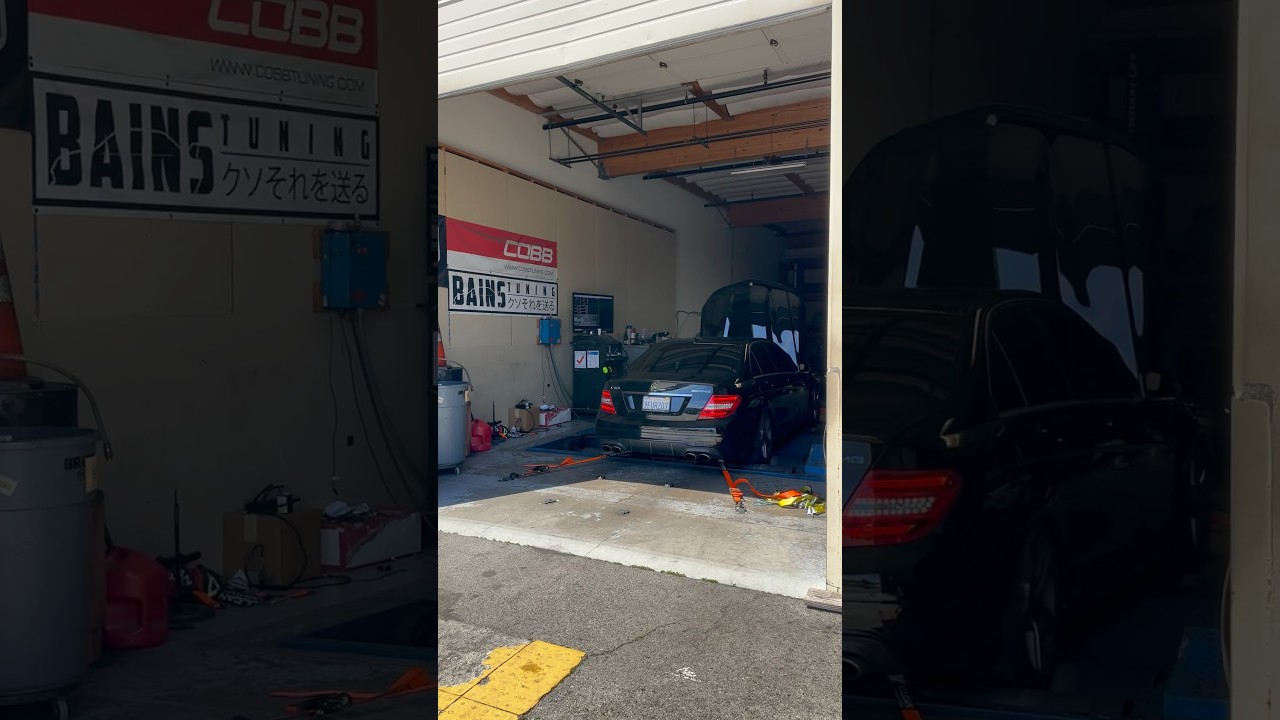 440whp Mustang Dyno Stock W204 C63 P31 Package #mustang #crash #c63 #amg #mercedes #dyno #w204 #race