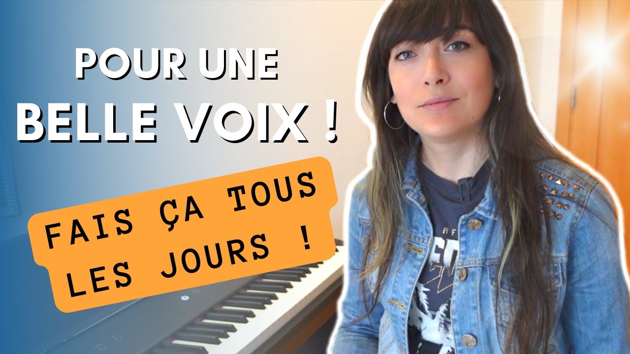 Fais ça tous les jours pour travailler ta voix au piano