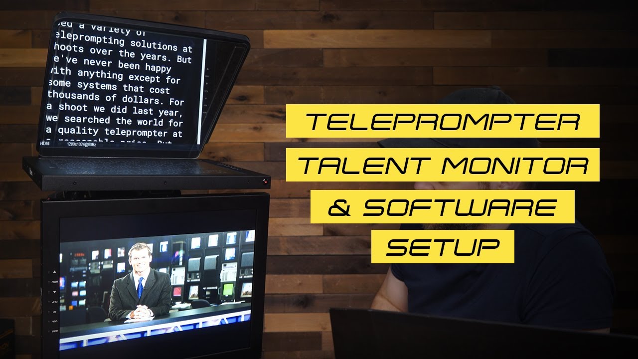 Teleprompter Talent Monitor & Software Setup | Ikan Tech Tips